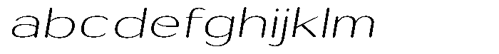 Shiftea Semi Expanded Italic FONT