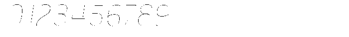 Shiftea Thin Condensed Italic Font OTHER CHARS