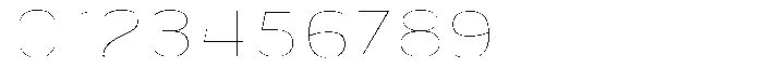 Shiftea Thin Expanded Font OTHER CHARS