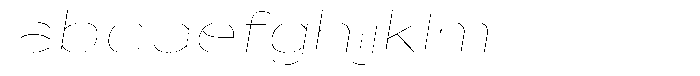 Shiftea Thin Italic FONT