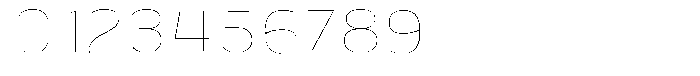 Shiftea Thin Semi Expanded Font OTHER CHARS