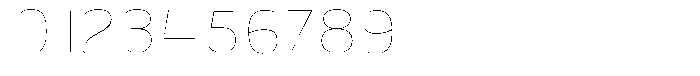 Shiftea Thin Font OTHER CHARS