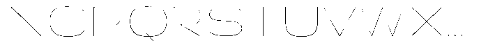 Shiftea Thin Font UPPERCASE