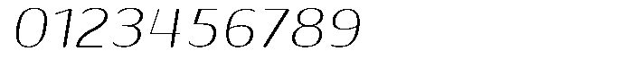 Shiftea Var Black Condensed Italic Font OTHER CHARS