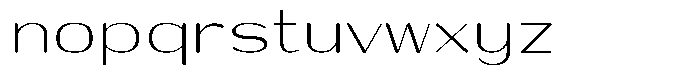 Shiftea Var Black Condensed Font LOWERCASE