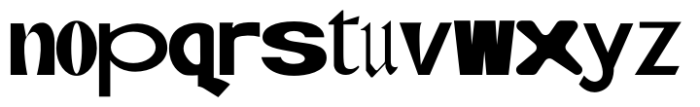 Shifttype Font LOWERCASE