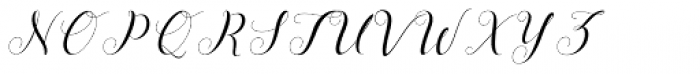 Shila Script Regular Font UPPERCASE