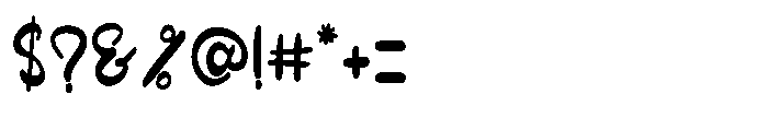 Shilla Font OTHER CHARS