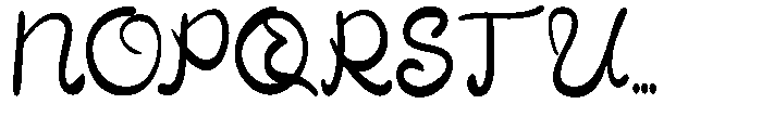 Shilla Font UPPERCASE