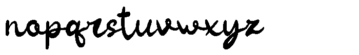 Shilla Font LOWERCASE
