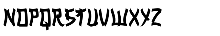 Shima Font UPPERCASE
