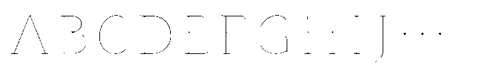 Shin StdN 24 K Font UPPERCASE