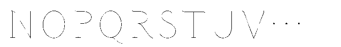 Shin StdN 24 K Font UPPERCASE