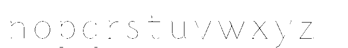 Shin StdN 24 K Font LOWERCASE