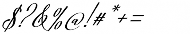 Shington Script Regular Font OTHER CHARS