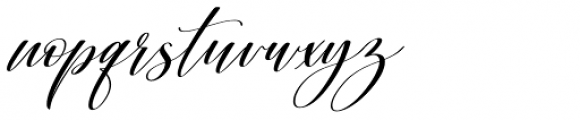 Shington Script Regular Font LOWERCASE