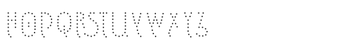 Shining Night Dots Font UPPERCASE