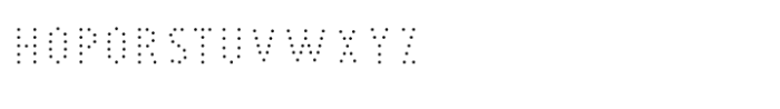 Shining Night Dots Font LOWERCASE