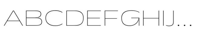 Shinko Sans Hairline Font UPPERCASE