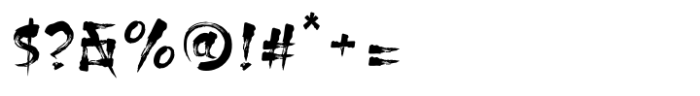 Shinobi Font OTHER CHARS