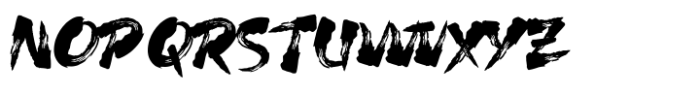 Shinobi Font UPPERCASE