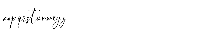 Shintalova Font LOWERCASE