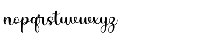 Shiny Aisyah Regular Font LOWERCASE