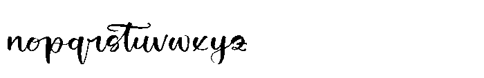 Shiny Cottage Regular Font LOWERCASE