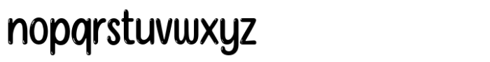 Shiny Flakes Font LOWERCASE
