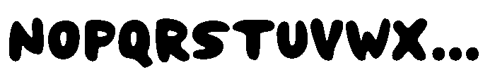 Shiny Rainbow Font UPPERCASE