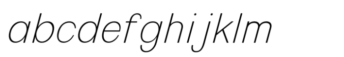 Shiomay Thin Slant FONT