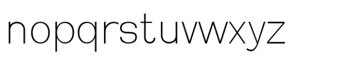 Shiomay Thin Font LOWERCASE