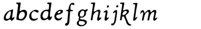 Shipley Italic Font LOWERCASE