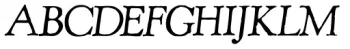 Shipley Rough Italic Font UPPERCASE