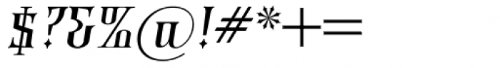 Shiraz Italic Font OTHER CHARS