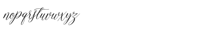 Shirelda Script Italic Font LOWERCASE