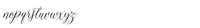 Shirelda Script Regular Font LOWERCASE