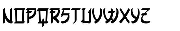 Shirouga Font UPPERCASE