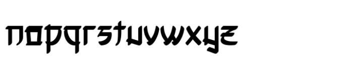 Shirouga Font LOWERCASE