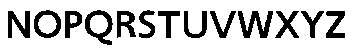 Shizuka Gothic B Font UPPERCASE