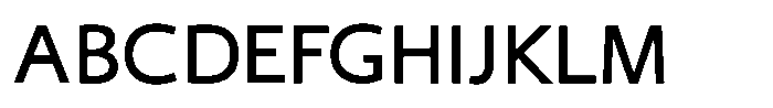 Shizuka Gothic DB Font UPPERCASE