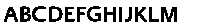 Shizuka Gothic EB Font UPPERCASE