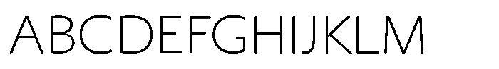 Shizuka Gothic EL Font UPPERCASE