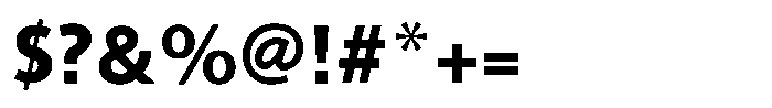Shizuka Gothic H Font OTHER CHARS