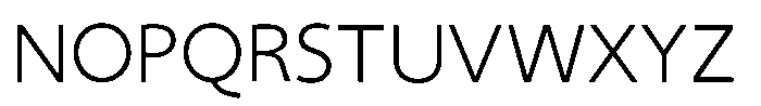 Shizuka Gothic L Font UPPERCASE