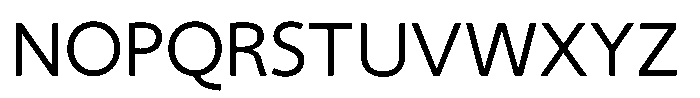 Shizuka Gothic M Font UPPERCASE