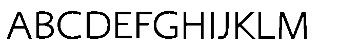 Shizuka Gothic R Font UPPERCASE