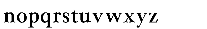 Shizuka Mincho Kana Sm Shizuka Mincho Kana-Sm B Font LOWERCASE