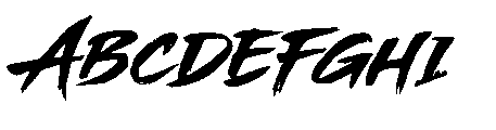 Shock Rumble Italic Shock Rumble Regular Font UPPERCASE