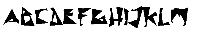 Shock Value Round Font UPPERCASE